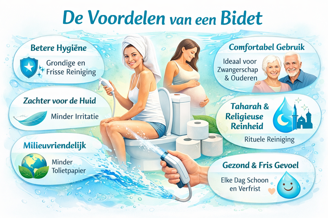Gebruik Bidet Sproeier